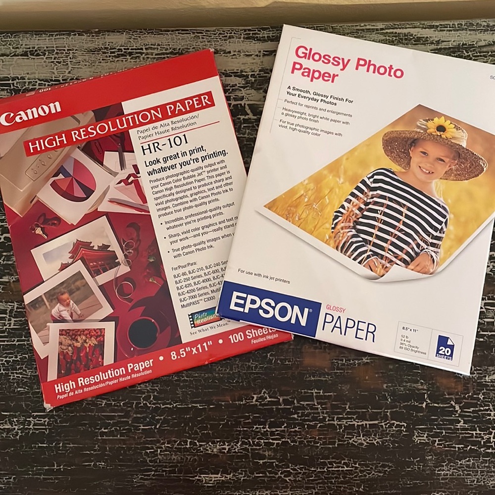 🌟DONATING SOON🌟 Canon/Epson High Res and Epson Glossy Photo Paper